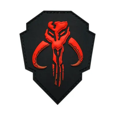 Mandalorian Bantha Skull Mercenary Mythosaur Shield Patch [3D-PVC Rubber -SZ1] • $7.99