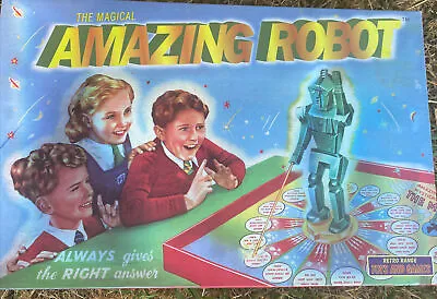 Vintage The Magical Amazing Robot Retro Toys And Games Board GameRare • £19.99