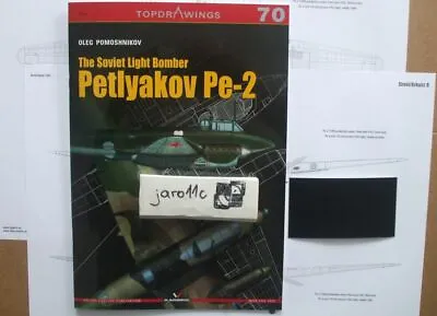 The Soviet Light Bomber Petlyakov Pe-2 - Topdrawings KAGERO + Mask Foil • $18.50