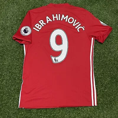 Manchester United 2016/17 Home Jersey #9 Zlatan Ibrahimovic  • $95