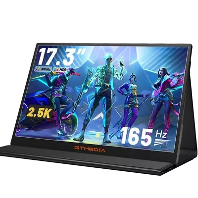 GTMEDIA GAMEMATE 17.3  165Hz 2.5K Portable Gaming Monitor Second Screen Extender • $199.99