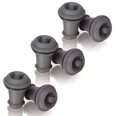 Genuine Vacu Vin Wine Saver Vacuum Stoppers - Set Of 6 - New & Sealed • £14.99