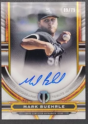 2023 Topps Tribute - Tribute Autographs Mark Buehrle Gold 9/75 White Sox • $7.99