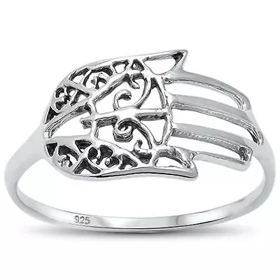 Kabbalah Hand Of God .925 Sterling Silver Ring • $13.38