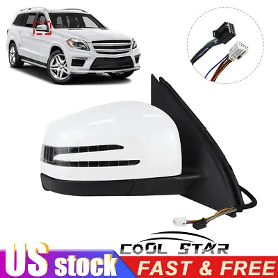 #91 White Right Passenger Side Mirror For Mercedes Ml350 Gl350 With Blind Spot • $132