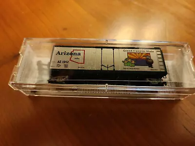 Micro-Trains Line 21381 40' Box Car Plug Door Arizona State Car #1912 N-Scale • $5