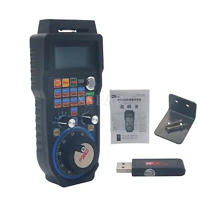 CNC MACH3 Wireless Electronic Handwheel 6-Axis Manual Controller USB Handle MPG* • $109.74