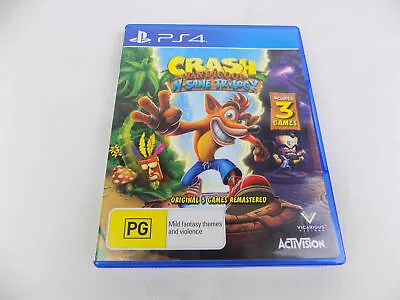 Mint Disc Playstation 4 Ps4 Crash Bandicoot N Sane Trilogy Free Postage • $39.90