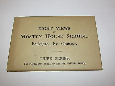 £6.50 • Buy 8 Views Of Mostyn House School, Parkgate, By Chester Postcards-Third Series 1930