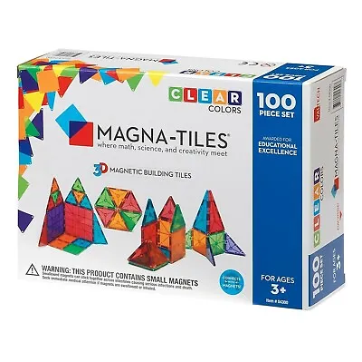 Valtech Magna-Tiles Classic 100-Piece  Magnetic Construction Set  BuildingTiles • $89