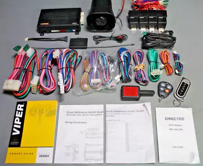 Mixed Lot Viper Directed Car Security System 5301 Module Remote 514LN Siren Wire • $149.99