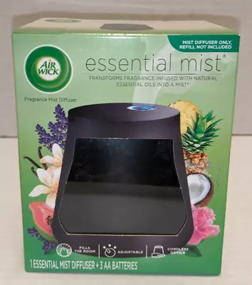 Air Wick Essential Mist Diffuser Essential Oils Diffuser Freshener Black • $11.30