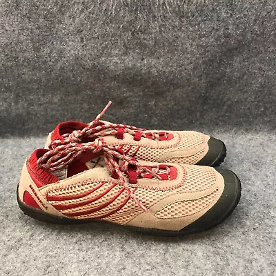 Merrell Shoes Women's 6.5 Pace Glove Red Brown Minimalist Outdoor Sneakers • $29.95