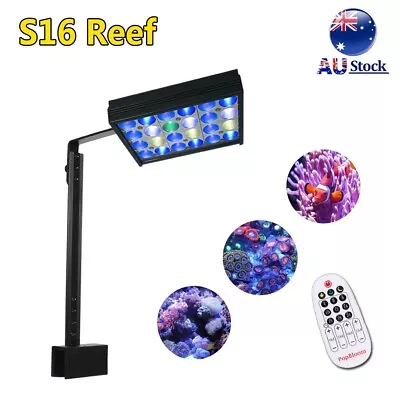 PopBloom Marine Aquarium Light LED Fish Tank Lighting For Reef Aquarium Coral • $89.10