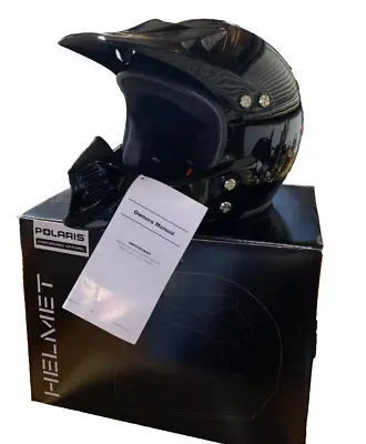 Polaris Moto EC Full Face DOT Helmet Black Size - Large • $89