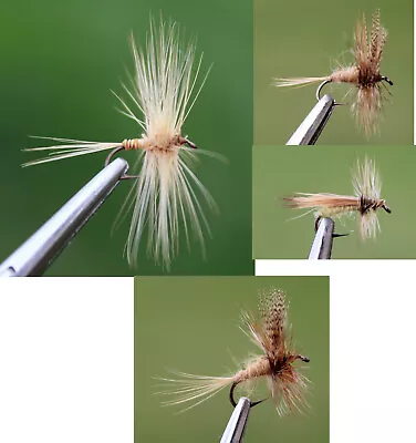 Four (4) Catskill Dry Fly Fishing Flies Tied By Walt Winnie And Mary Dette • $32