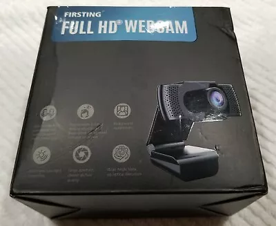 Firsting Webcam With Full HD Streaming Camera For PC MAC Laptops S1RBT-NO • $11