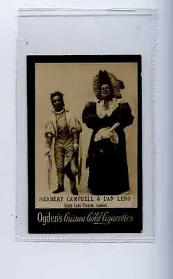 (Jj2161) OGDENS GUINEA GOLDHERBERT CAMPBELL & DAN LENO C1899-1901 • £2