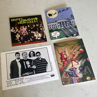 Lot Of 3 Fat Wreck Chords Vintage Christmas Cards! Fat Mike / NOFX / Punk Rock • $4.99