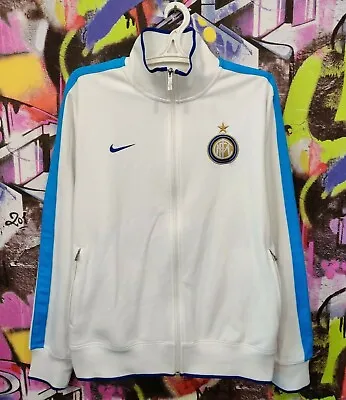 $85.99 • Buy Internazionale Milano Inter Milan Football Soccer Longsleeve Jacket Nike Mens XL