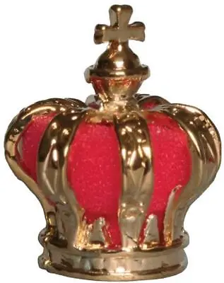 Dollhouse Gold Queen's Royal Crown Miniature Ornamental Accessory 1:12 Scale • $6.99