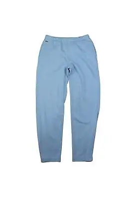 80s Chemise Lacoste Blue Cotton Tracksuit Bottoms (L) • £34.99