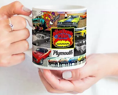 1970 Plymouth Rapid Transit System Coffee Cup Mug 'Cuda Road Runner HEMI MOPAR • $14.99