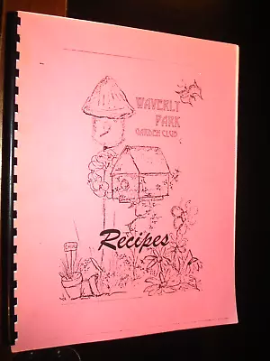 Vintage Waverly Park Garden Club Cook Book N Wild Life Recipes Cool Book 1982 TX • $3.99