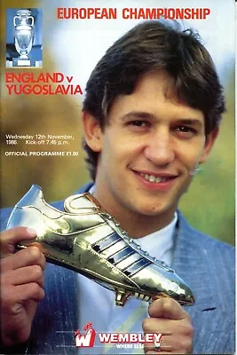 £3.30 • Buy England V Yugoslavia 12/11/86 European Championship Qualifier