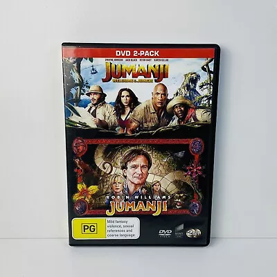 Jumanji / Jumanji - Welcome To The Jungle | Franchise Pack (Box Set DVD 2018) • $5.90