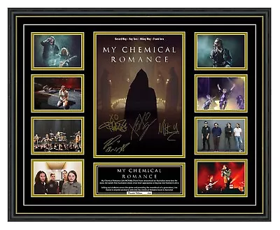 $119.99 • Buy My Chemical Romance 2023 Australia Tour Signed Ltd Edition Framed Memorabili