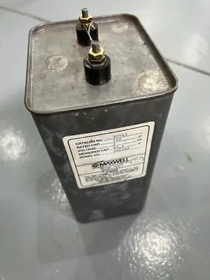 100 UF 2000 Volt Capacitor Oil Filled • $275