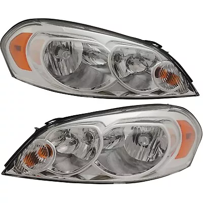 Pair Set Of 2 Headlights Driving Head Lights Headlamps  Driver & Passenger Side • $153.10