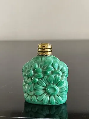 Vintage Malachite Glass Snuff Bottle • $49