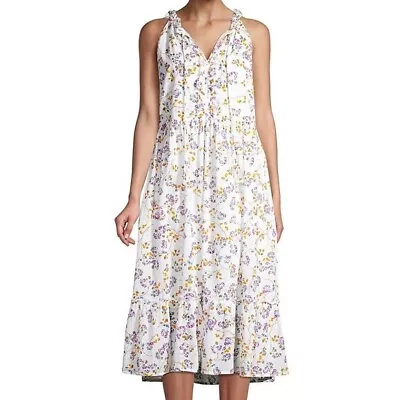 Roller Rabbit NWT Odelle Floral Print Midi Dress Size M • £87.69