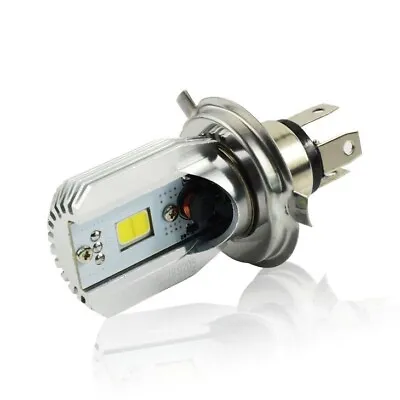 For Motorcycle H4 6500K LED Hi/Lo Beam Front Light Bulb Super Bright Headlight • $9.99