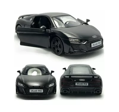 £6.99 • Buy Audi R8 Coupe Supercar Special Edition Black 1:36 Scale Diecast Metal Car NEW