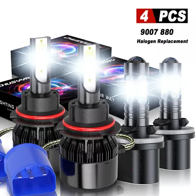 4X LED Headlight Fog Light Bulbs Kit 6000K For Ford Mustang Gt Svt Cobra 1994-04 • $19.99