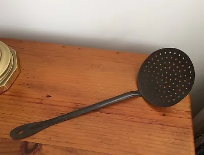 Vintage Sifter Ladle Sieve Strainer Farmhouse Primitive Tool • $7.99