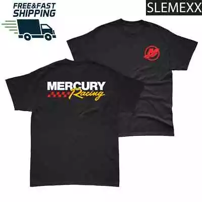 New Mercury Boats Logo Outboards 2 Side T-shirt USA Size S-5XL • $31.99