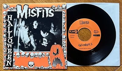 Misfits Halloween Mega ORIGINAL MASTERDISK 1981 Rare Plan9 USA 7  PS Punk Danzig • £1750