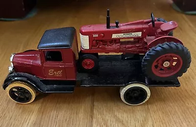 Vintage McCormick Farmall Die Cast Tractor & 1931 Hawkeye Truck By Ertl • $28