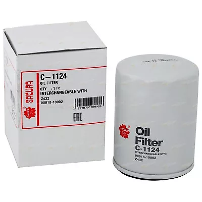 Oil Filter Sakura C8044 Various For Toyota Alternate Cross Ref Ryco Z432 • $15.95