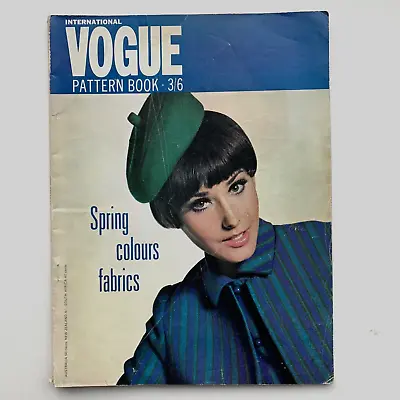 1967 Vintage Vogue Pattern Book Magazine 60s Fashion Couture Designs Tailoring • $37.27