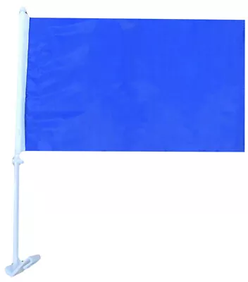 12 Pack Royal Blue Solid Color Plain 12 X18  Rough Tex 68D Nylon Car Flag • £48.14