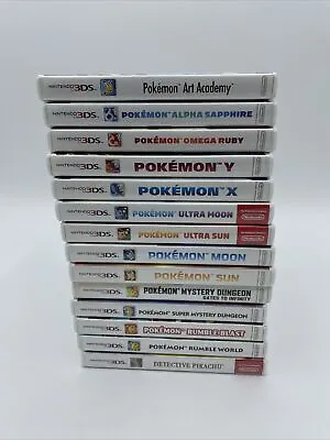 $799.99 • Buy Nintendo 3DS Pokemon Complete Set Of 14 Games Complete CIB - Ruby X Y Sapphire