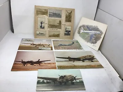 Original WWII & Later Plane Photo Lot B-26 Bomber A-29 Dover DE Air Base Pilot • $90