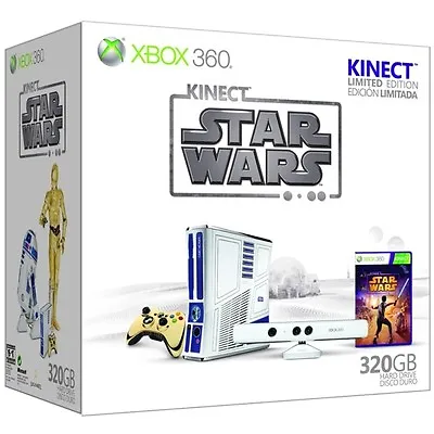 Microsoft Xbox 360 320GB Kinect Star Wars Limited Edition (NTSC-U/C (US/CA))... • $444.22