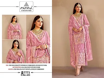 Salwar Kameez Indian Bollywood Pakistani Designer Party Wear Wedding Dress Eid • $59.98