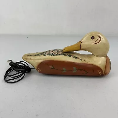Rare Vintage 1986 Creations By Cranford Decoy Mallard Duck Wooden Phone Works • $89.96